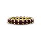 1 - Laida 3.40 mm Red Garnet Eternity Band 