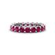 1 - Laida 3.40 mm Rhodolite Garnet Eternity Band 