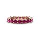 1 - Laida 3.40 mm Rhodolite Garnet Eternity Band 