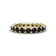 1 - Laida 3.40 mm Black Diamond Eternity Band 