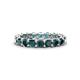 1 - Laida 3.40 mm London Blue Topaz Eternity Band 