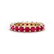 1 - Laida 3.40 mm Ruby Eternity Band 