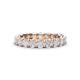 1 - Laida 3.40 mm White Sapphire Eternity Band 
