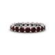 1 - Laida 3.40 mm Red Garnet Eternity Band 