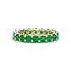 1 - Laida 3.40 mm Emerald Eternity Band 