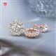 5 - Serena 1.80 ctw (3.00 mm) Round Lab Grown Diamond Jackets Earrings 