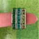 10 - Celina 2.00 mm Round Green Garnet Eternity Band 
