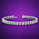 8 - Leslie 4.00 mm Diamond Eternity Tennis Bracelet 