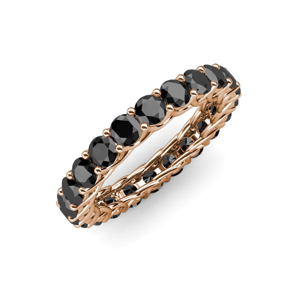 Black Diamond Gallery Womens Eternity Ring Stackable 3.36 ctw* 14K Gold