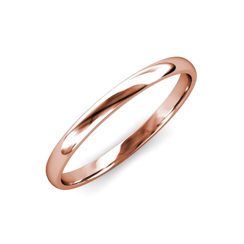 Valerio High Polish Dome Wedding Band (2.00 mm) 