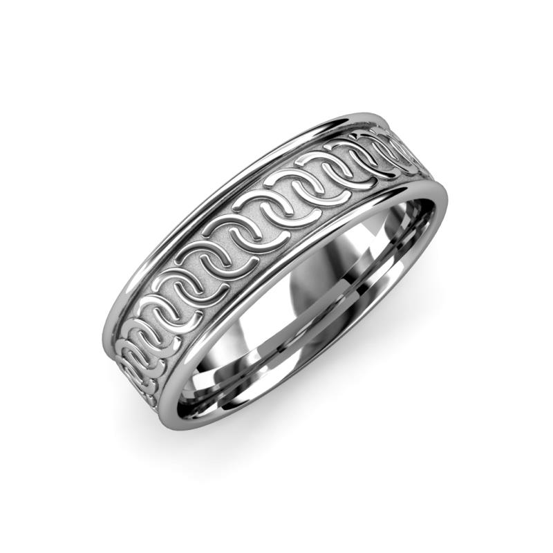 Eavan High Polish 6.00 mm Celtic Wedding Band 