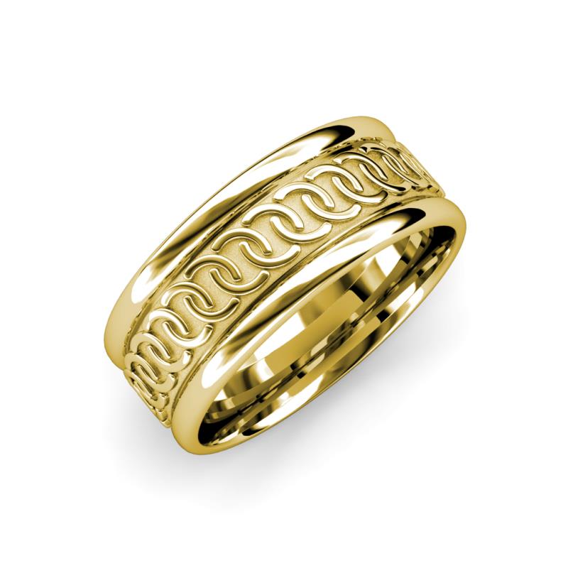 Eavan High Polish 6.00 mm Celtic Wedding Band 