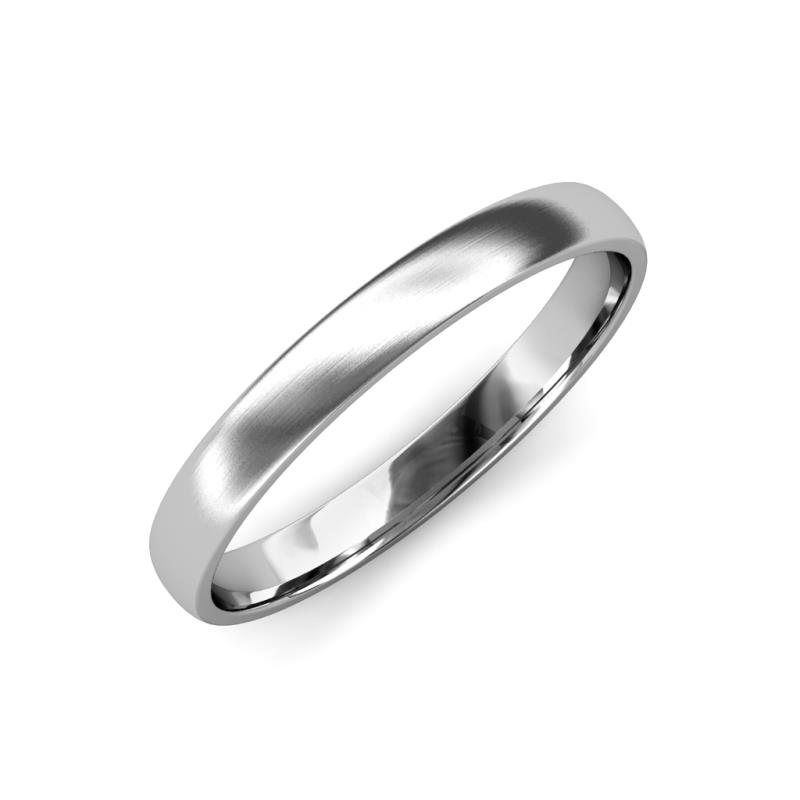 Valerio Satin Finish 2.00 mm Dome Wedding Band 