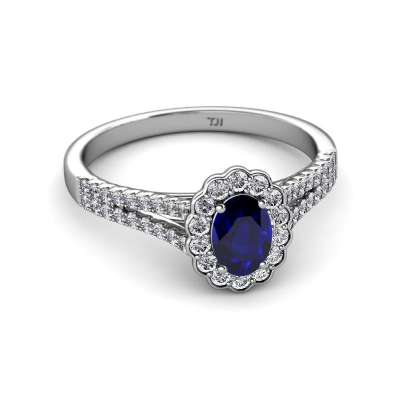 ring raisa wedding G Blue (SI2 H) mm Split Sapphire Oval 7x5 Diamond I1, and ring raisa wedding G Blue (SI2 H) mm Split Sapphire Oval 7x5 Diamond I1, and