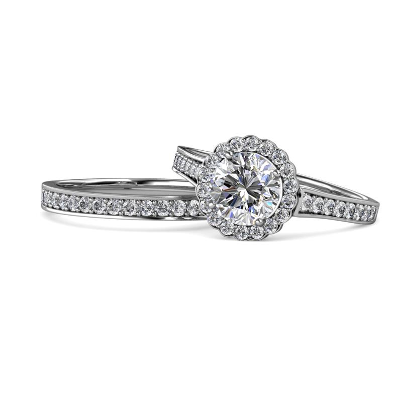 Belinha Halo Bridal Set Ring 