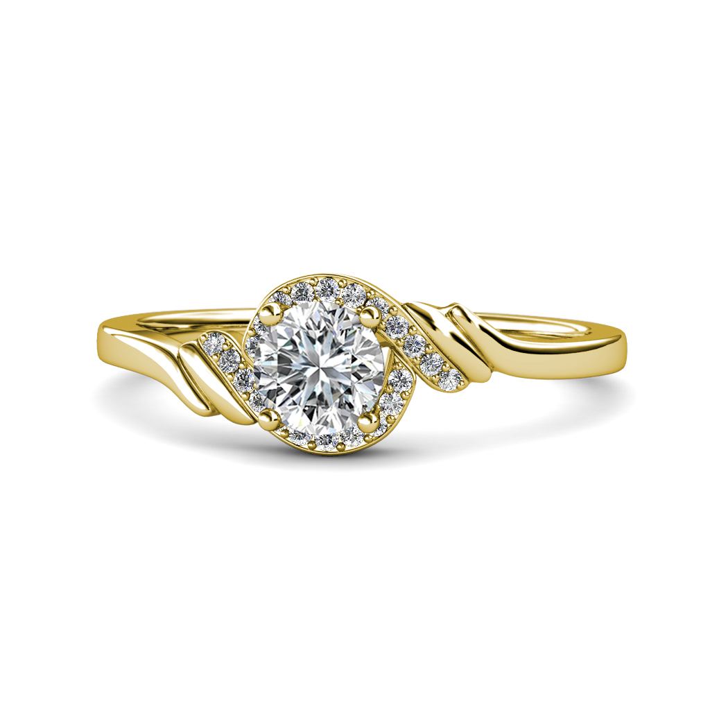 Oriana Signature Semi Mount Bypass Engagement Ring 