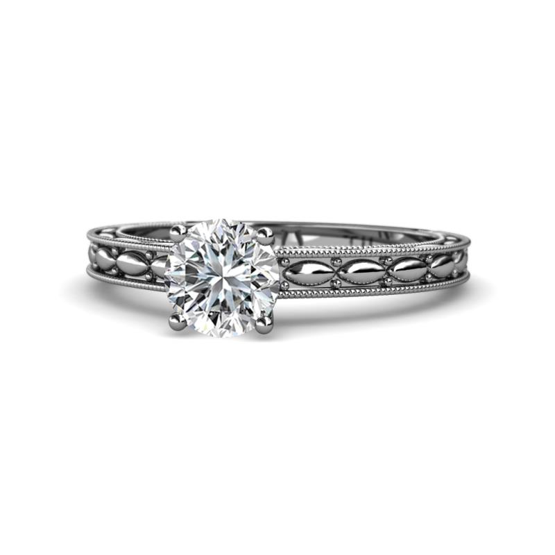 Rachel Retro Semi Mount Marquise Design Solitaire Engagement Ring 