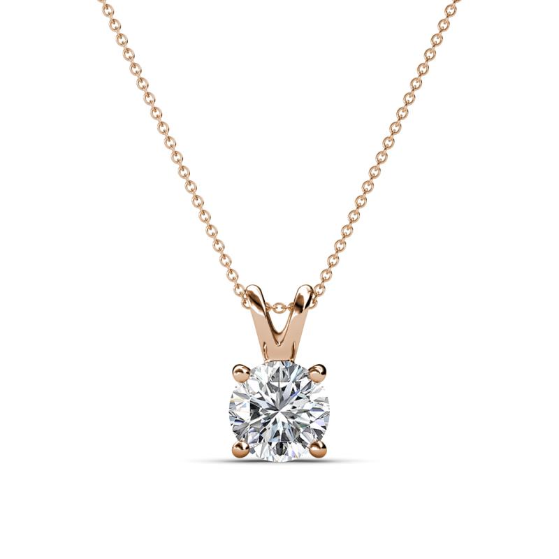 Jassiel Semi Mount Double Bail Solitaire Pendant Necklace Setting 