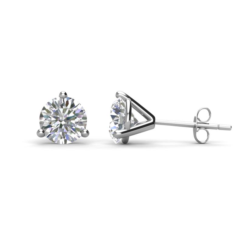 Pema Three Prong Platinum Ear Stud Setting 