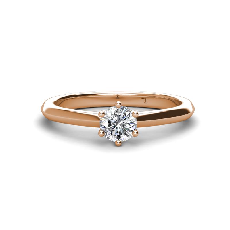 Maxine Semi Mount Solitaire Engagement Ring 