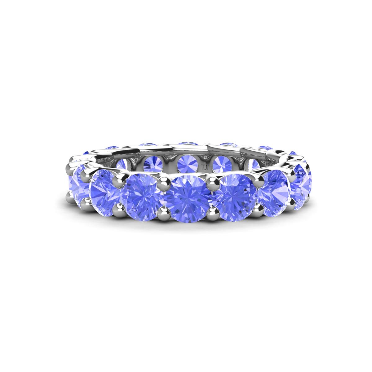 Laida 4.00 mm Tanzanite Eternity Band 