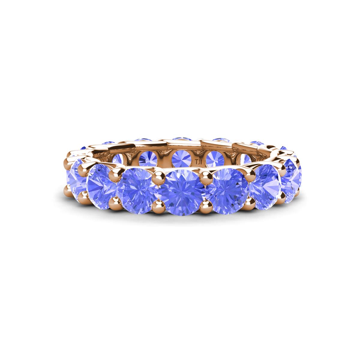 Laida 4.00 mm Tanzanite Eternity Band 