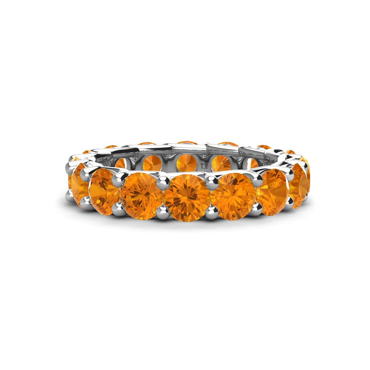 Laida 4.00 mm Citrine Eternity Band 