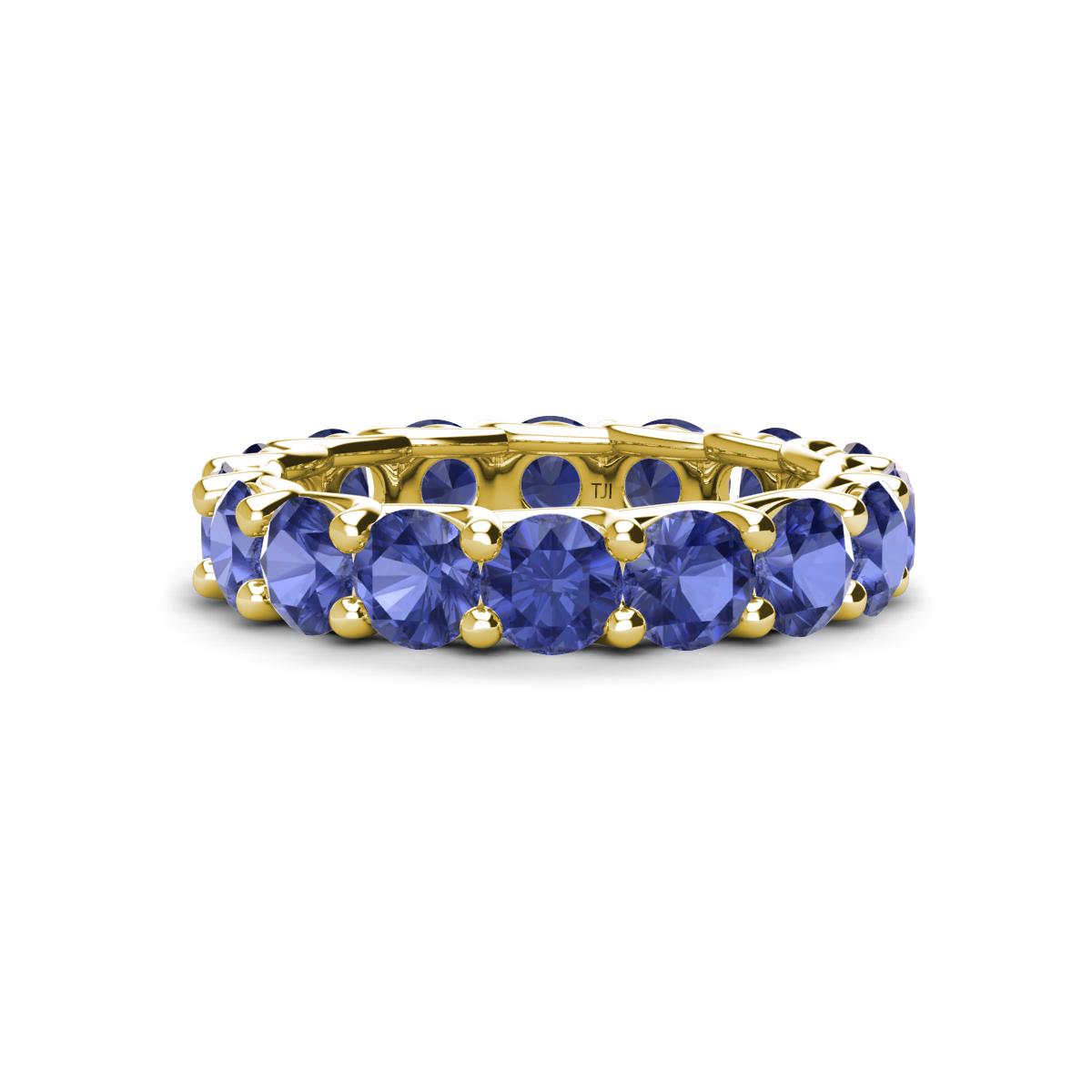Laida 4.00 mm Iolite Eternity Band 
