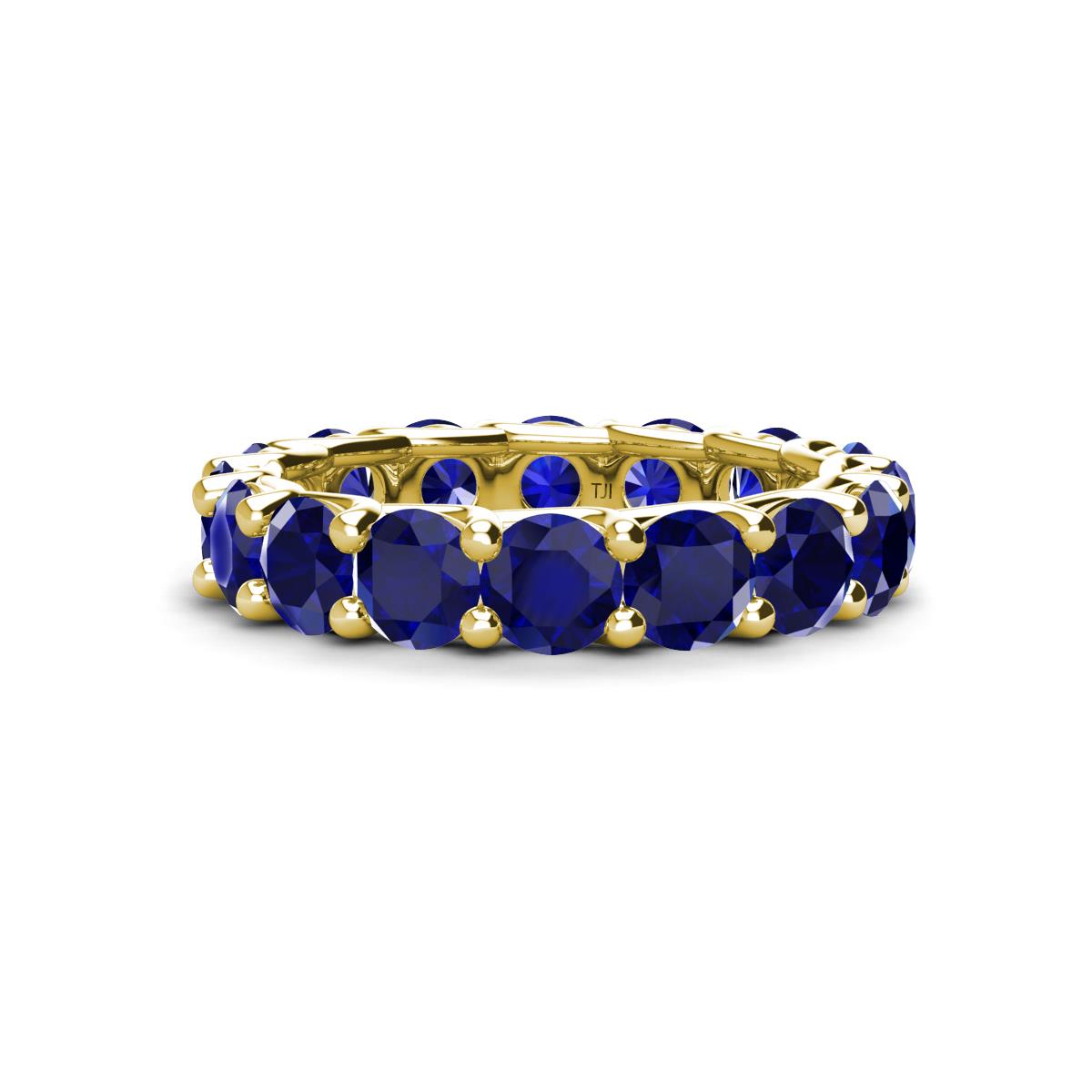Laida 4.00 mm Blue Sapphire Eternity Band 