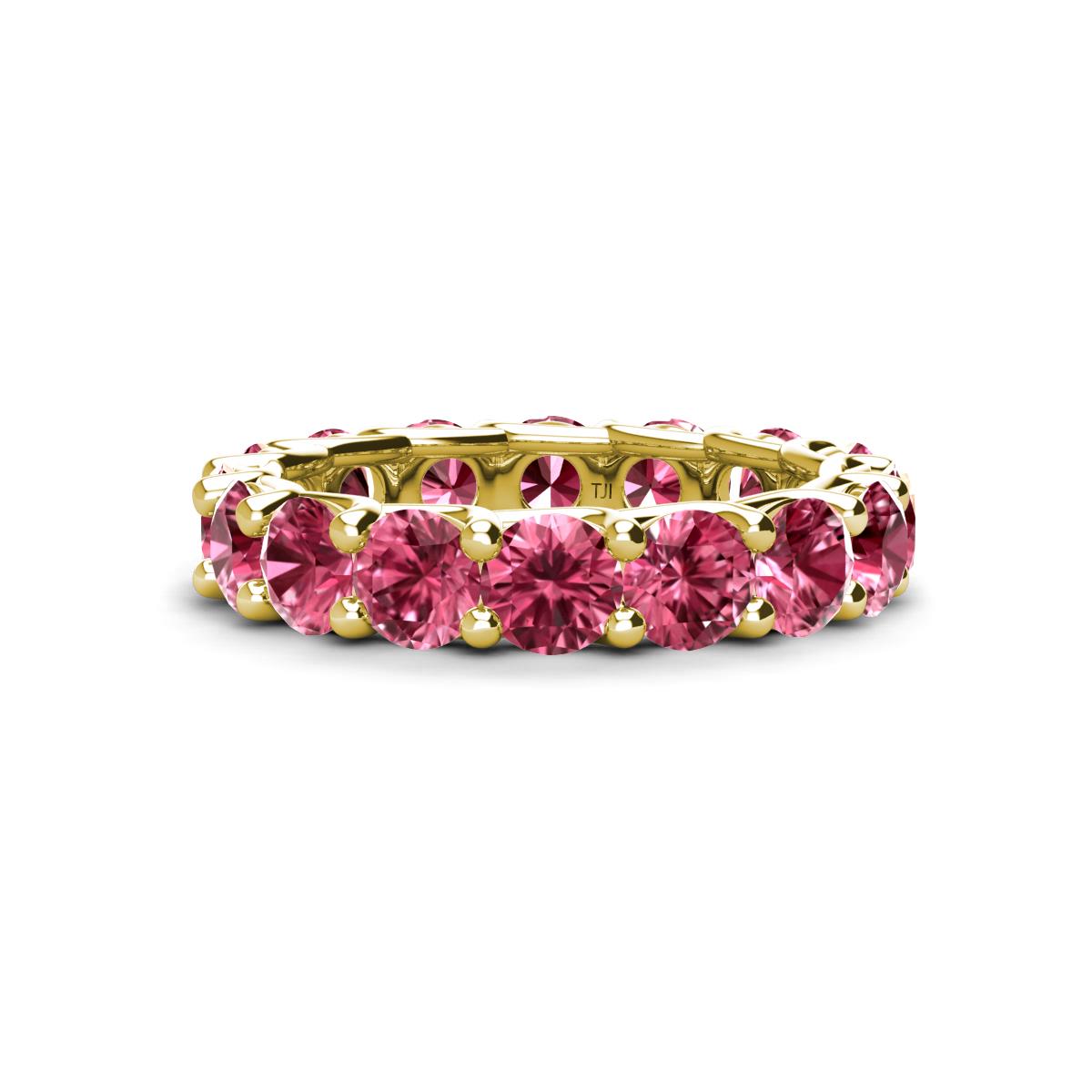 Laida 4.00 mm Pink Tourmaline Eternity Band 