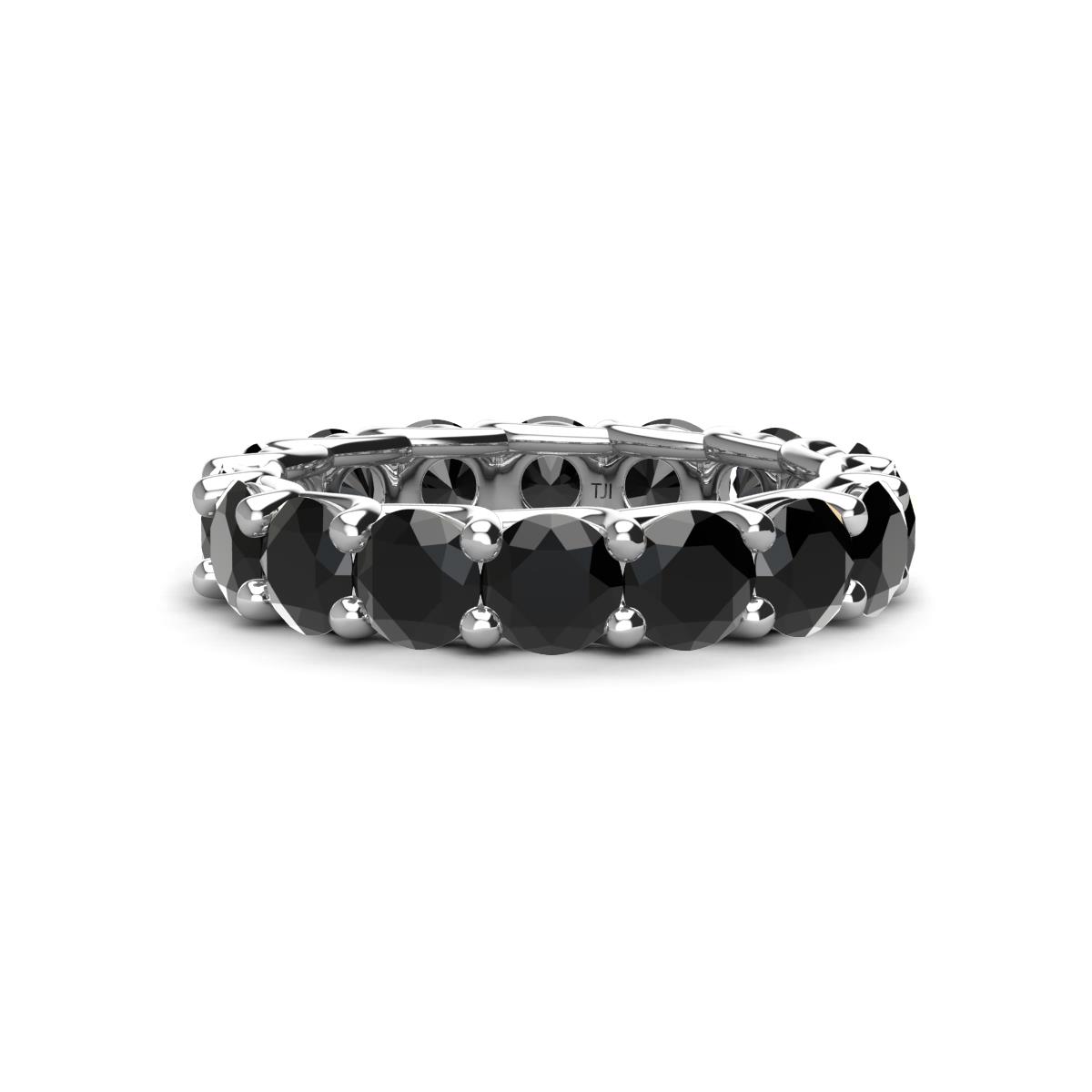 Laida 4.00 mm Black Diamond Eternity Band 