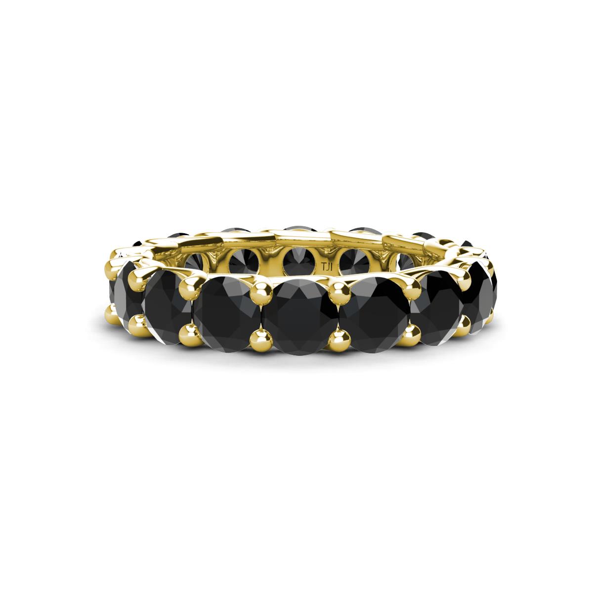 Laida 4.00 mm Black Diamond Eternity Band 