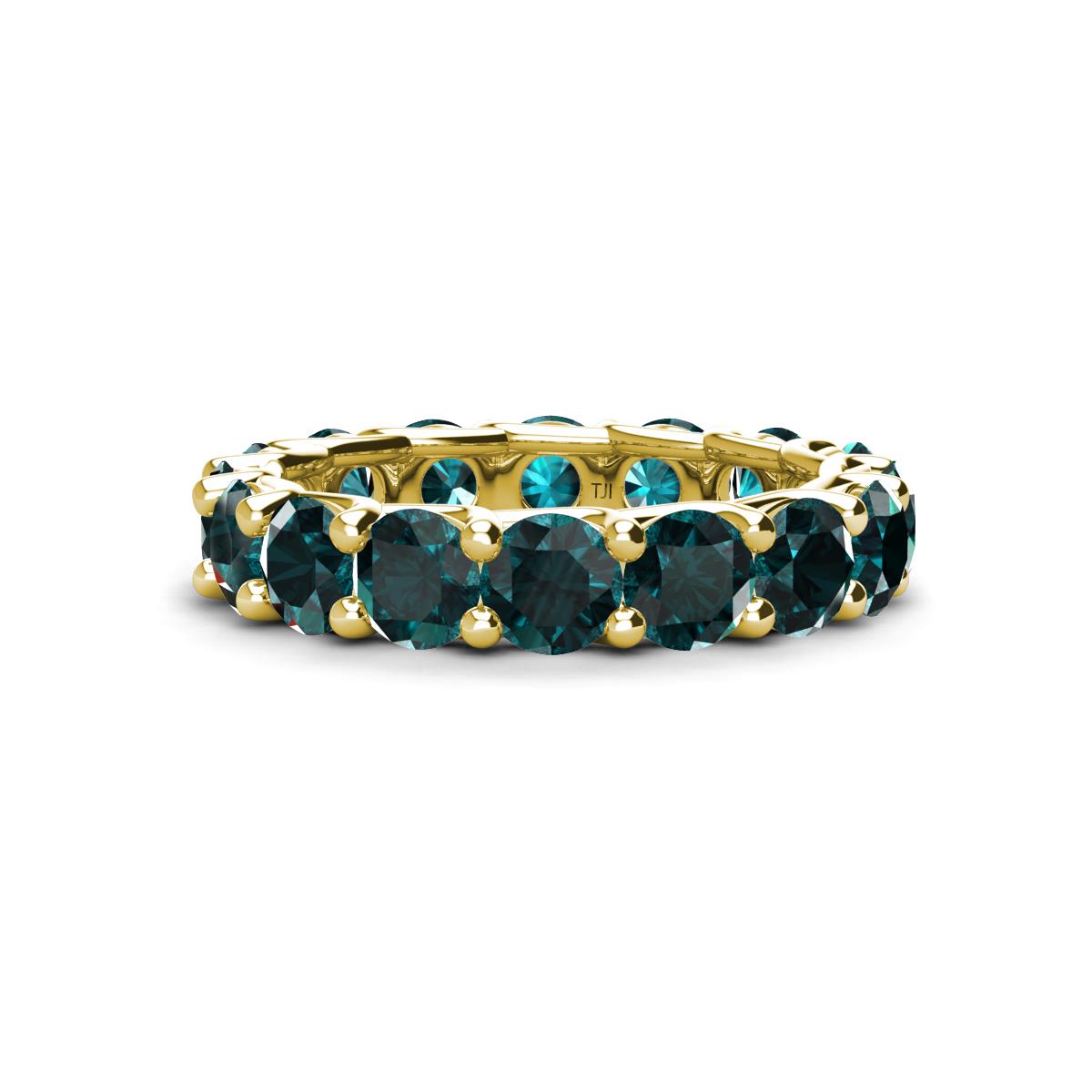 Laida 4.00 mm London Blue Topaz Eternity Band 