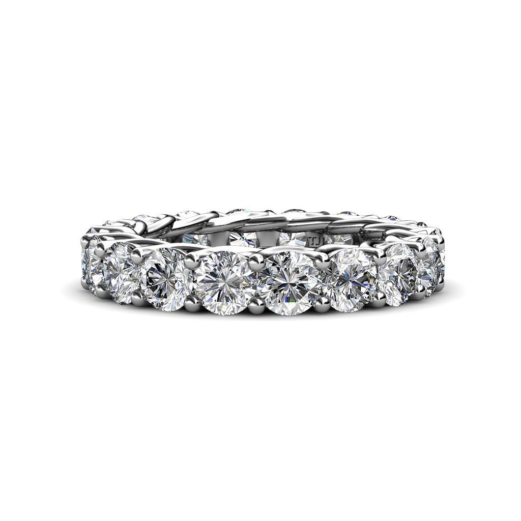 Lucida 4.00 mm Round Diamond U Prong Eternity Band 