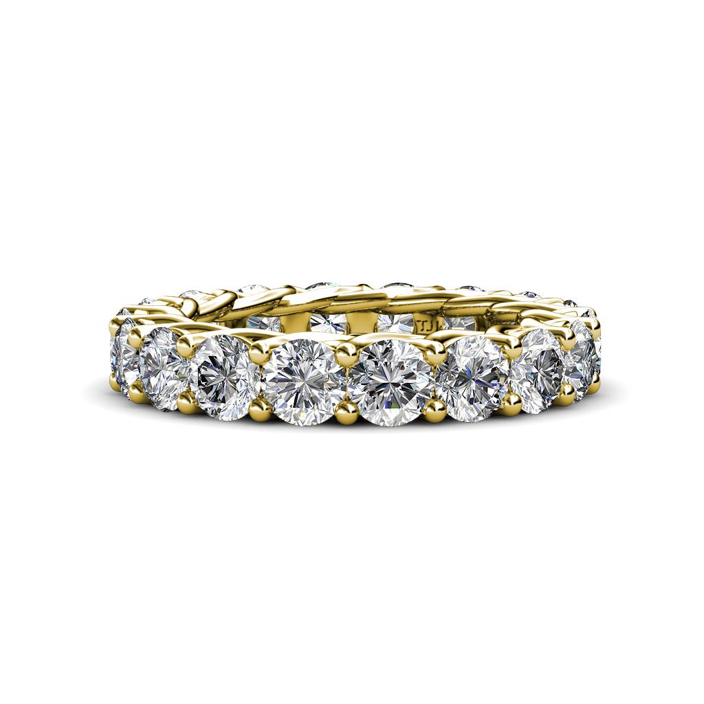 Lucida 4.00 mm Round Diamond U Prong Eternity Band 