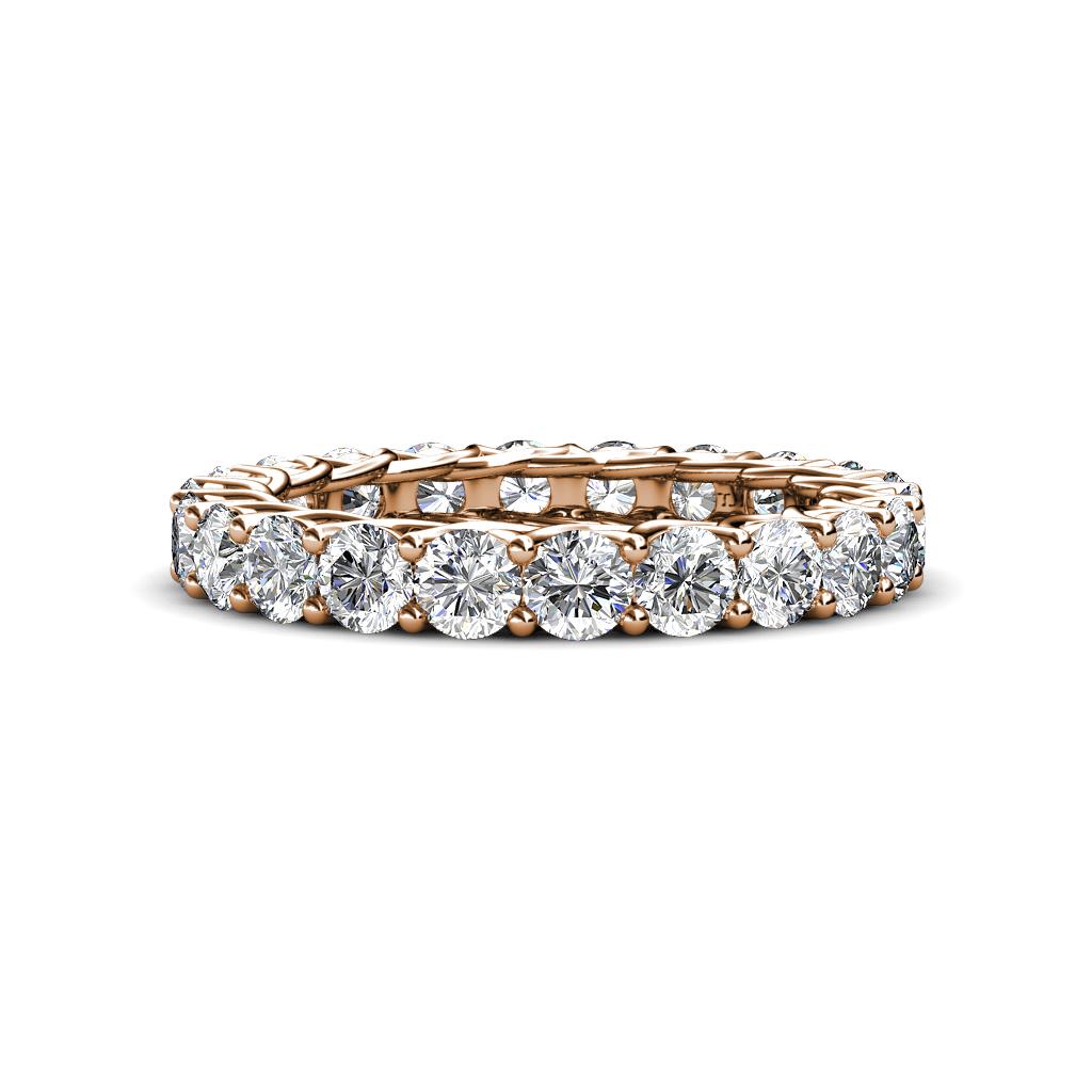 Lucida 3.40 mm Round Diamond U Prong Eternity Band 