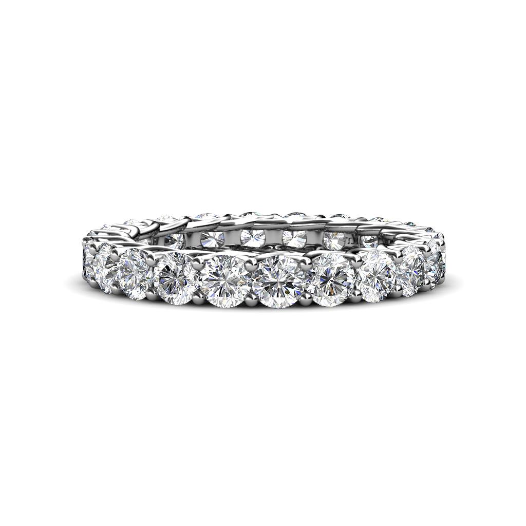 Lucida 3.40 mm Round Diamond U Prong Eternity Band 