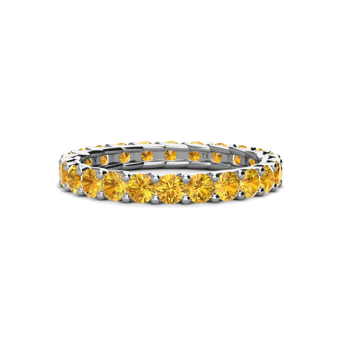 Laida 3.00 mm Citrine Eternity Band 