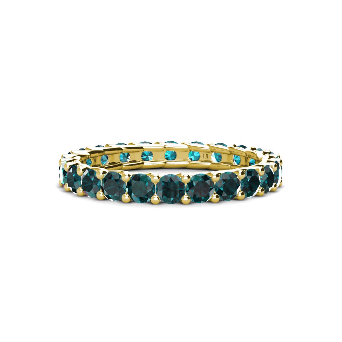 Laida 3.00 mm London Blue Topaz Eternity Band 