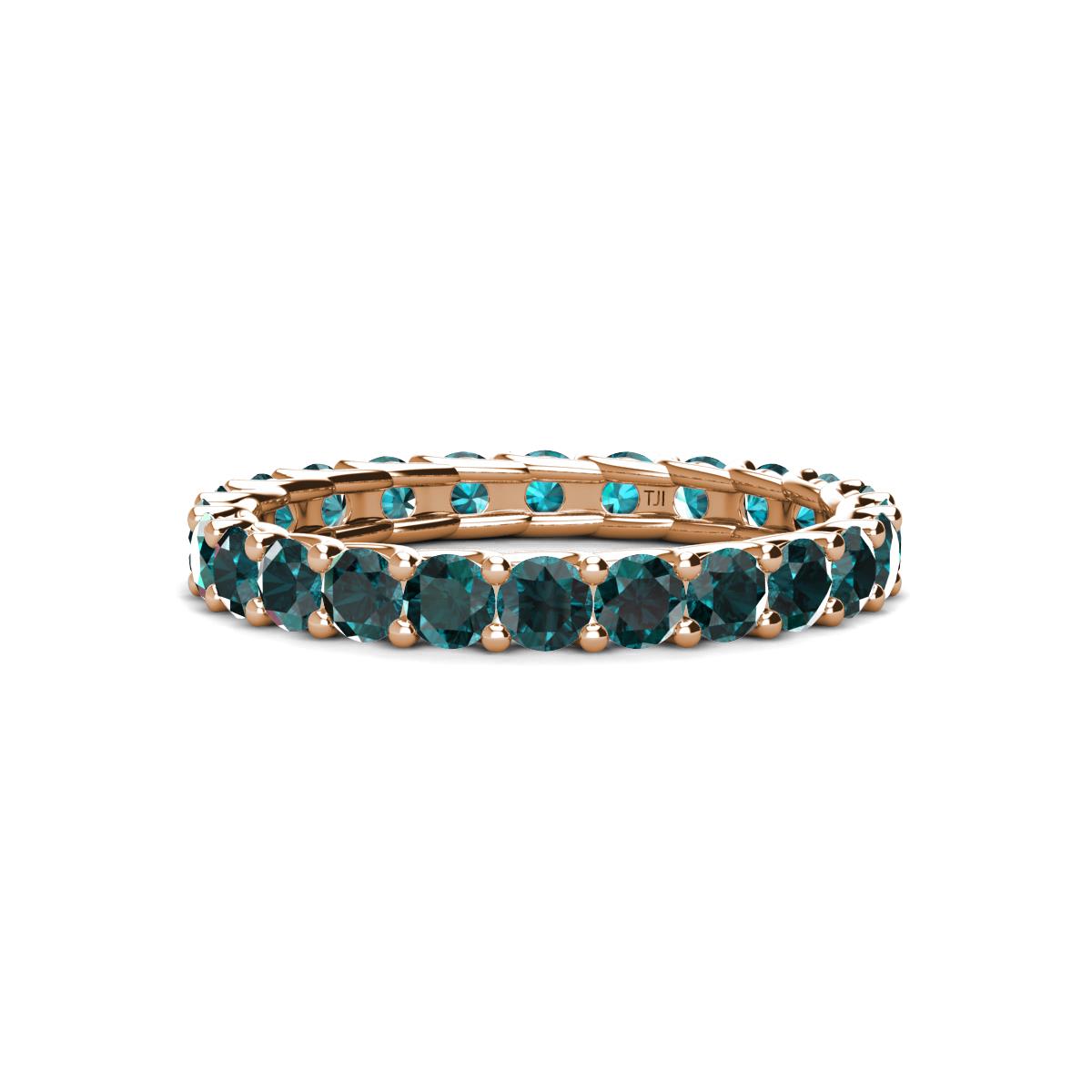 Laida 3.00 mm London Blue Topaz Eternity Band 