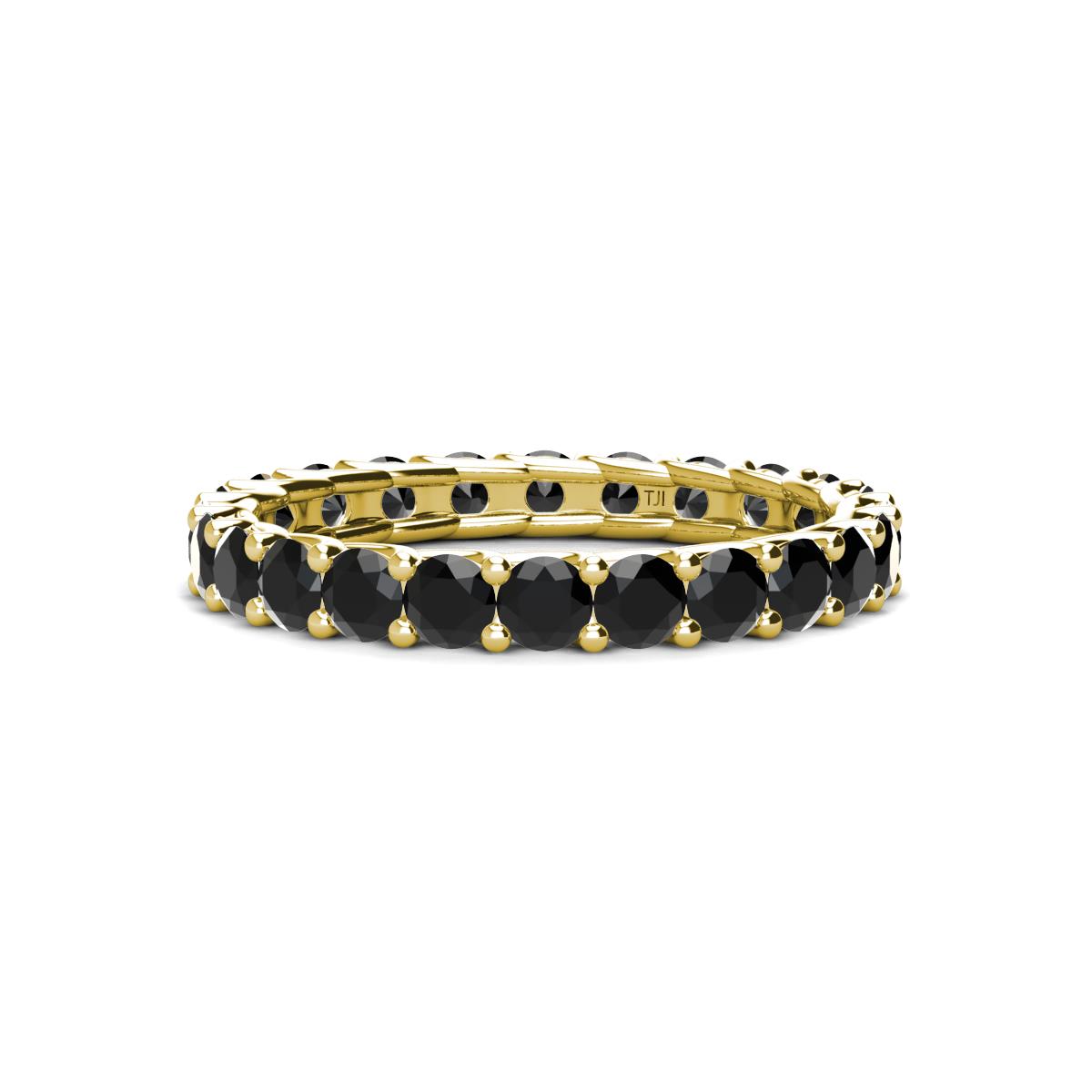 Laida 3.00 mm Black Diamond Eternity Band 