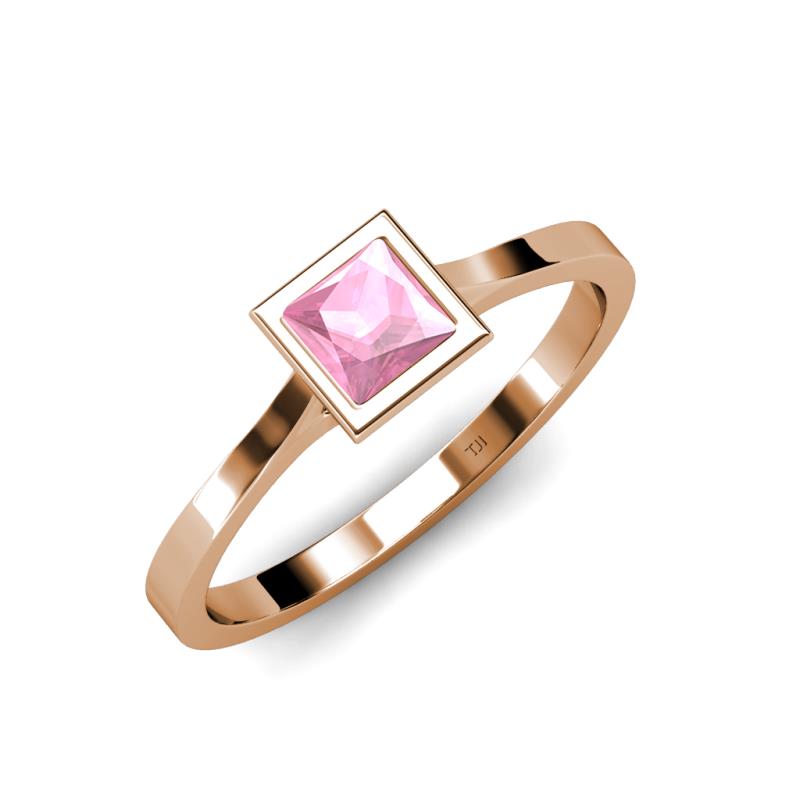 Elcie 0.90 ct Pink Tourmaline Solitaire Ring  