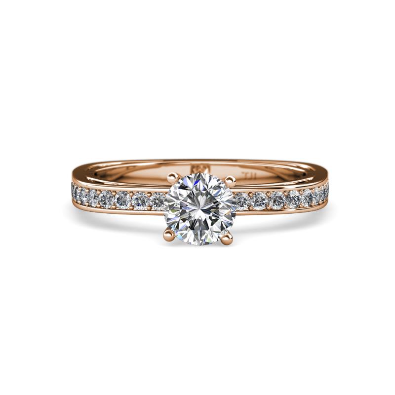 Inez Diamond Euro Shank Bridal Set Ring 