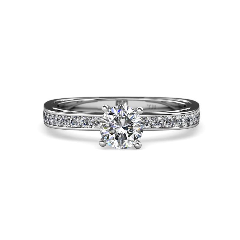 Inez Diamond Euro Shank Bridal Set Ring 