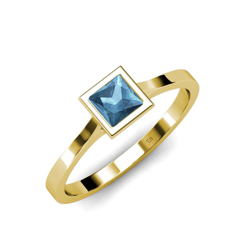 Elcie 1.38 ct Blue Topaz Solitaire Ring  