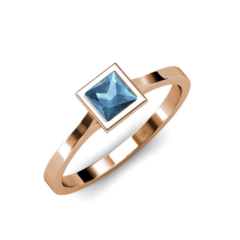 Elcie 1.38 ct Blue Topaz Solitaire Ring  