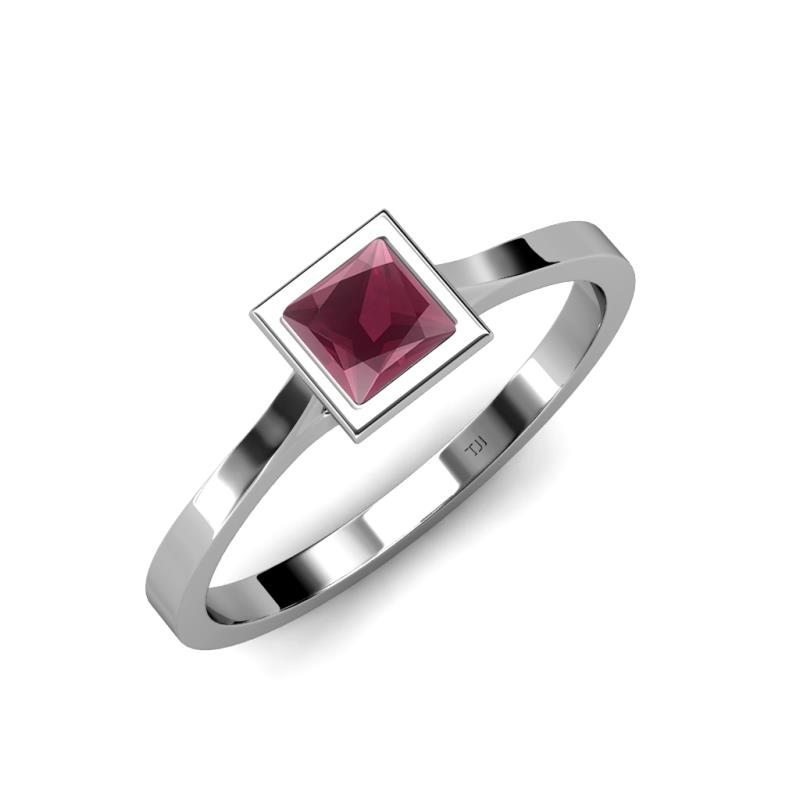 Elcie 1.25 ct Rhodolite Garnet Solitaire Ring  