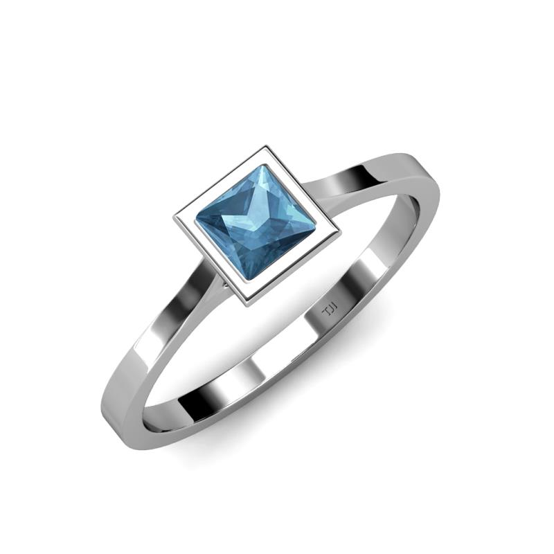 Elcie 1.38 ct Blue Topaz Solitaire Ring  