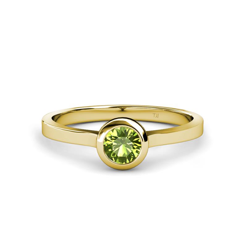 Natare 0.50 ct Peridot Round (5.00 mm) Solitaire Engagement Ring  