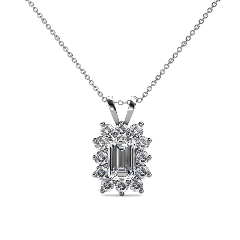 Xuan Diamond Halo Pendant 